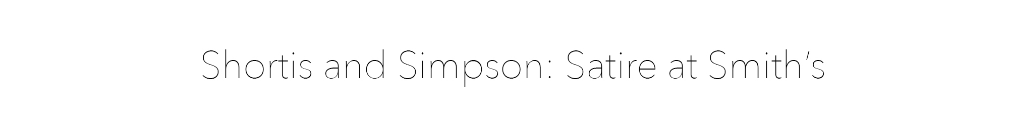 Shortis and Simpson
