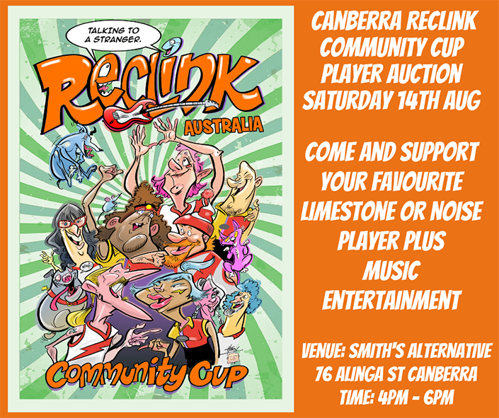 CANCELLED Canberra Reclink Community Cup Player Auction