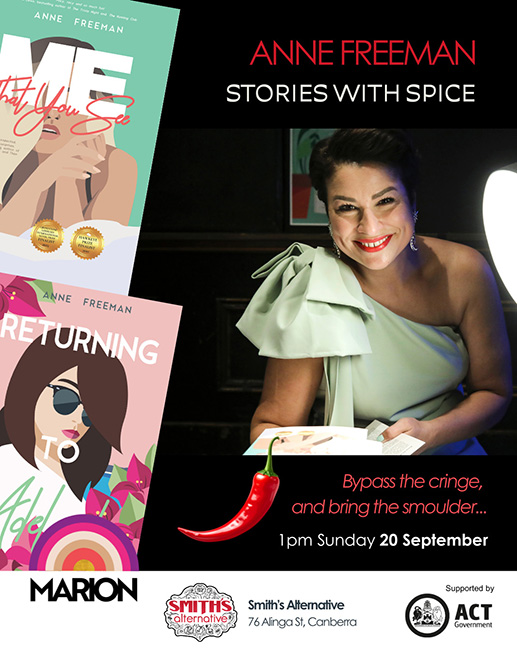 MARION: Anne Freeman: Stories with Spice
